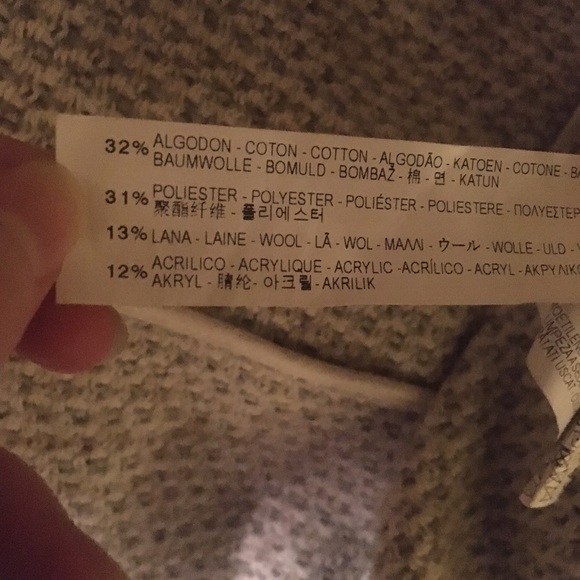 Zara Basic Dress Coat cotton wool blend - Picture 8 of 8